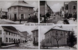 1940 Ladengeschäft Kolb, Lange Straße, Rathaus, Schulhaus